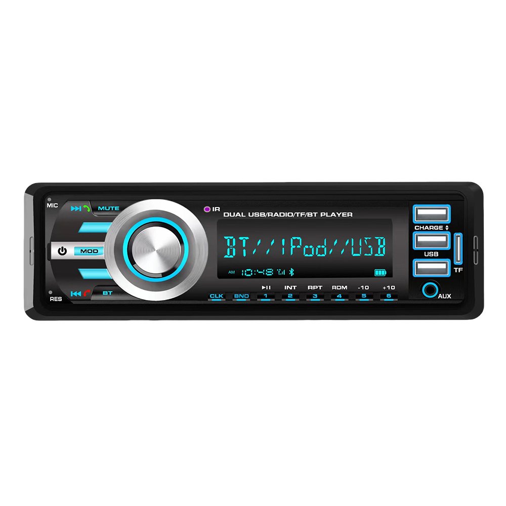 LCD TDA7388 Car Mp3 Player with Bluetooth USB Radio OEM Odm Am Fm Rds Dab+ Car Audio System